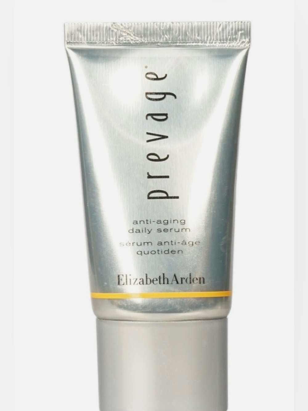 New Elizabeth Arden Prevage Daily Serum Tube in Silver with Gold Accent